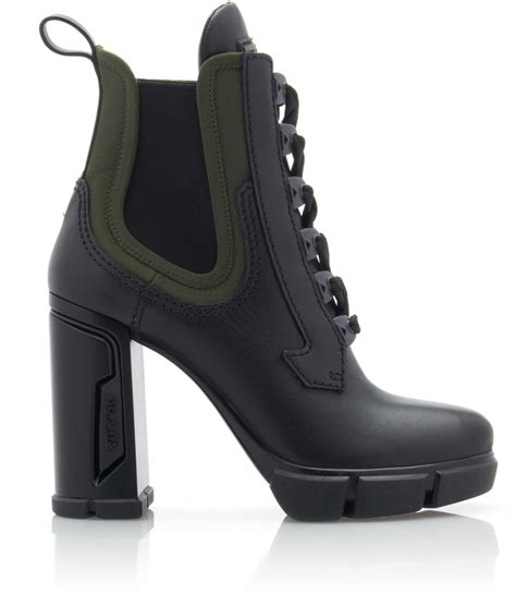 prada neoprene boots green|prada ankle boots nordstrom.